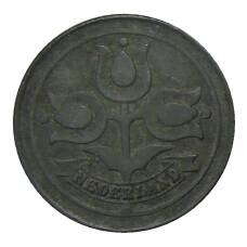 Монета 10 центов 1942 года Нидерланды (реверс)