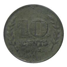 Монета 10 центов 1942 года Нидерланды (аверс)
