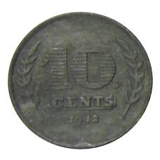 Монета 10 центов 1942 года Нидерланды (аверс)