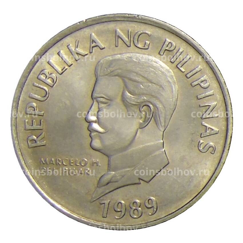 Монета 50 сентимо 1989 года Филиппины