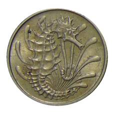Монета 10 центов 1971 года Сингапур (реверс)