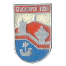 Значок Красноярск — 1628