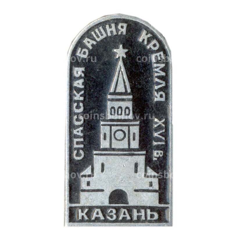 Значок Спасская башня Кремля XVI века