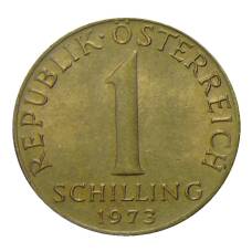 Монета 1 шиллинг 1973 года Австрия (аверс)
