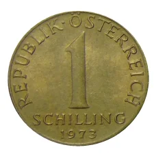 Монета 1 шиллинг 1973 года Австрия (аверс)