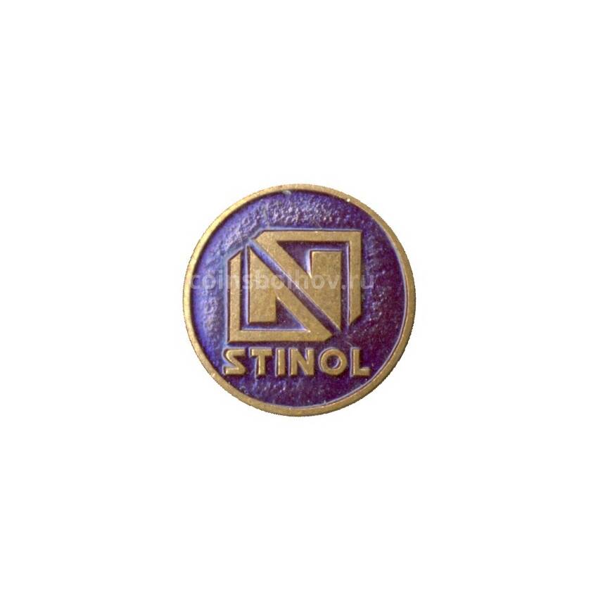 Значок рекламный Stinol