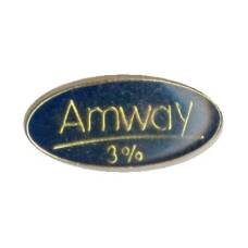 Значок рекламный Amwаy