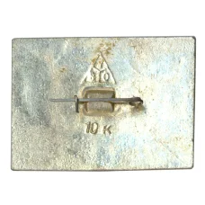 Значок Владимир — Резьба Дмитриевского собора (реверс)