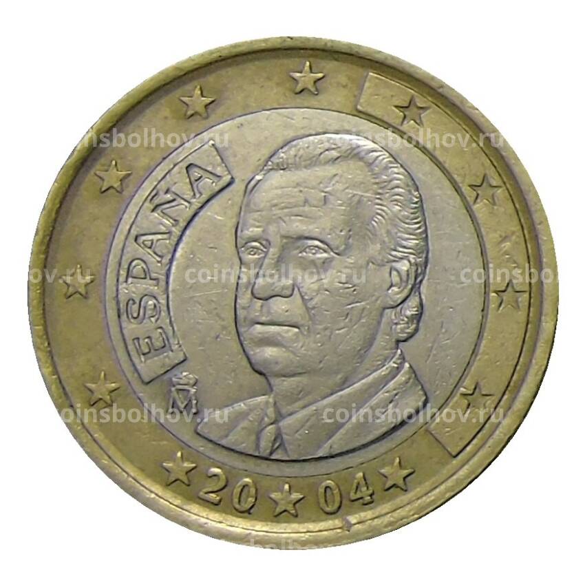 Монета 1 евро 2004 года Испания