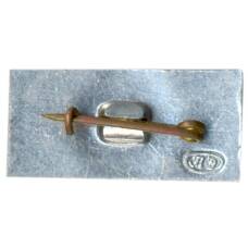 Значок Севастополь — диорама «Штурм Сапун горы» (вид 2)