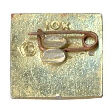 Значок 50 лет Октябрьской революции (вид 2)