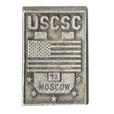 Значок Универсиада 1973 года в Москве — Коллегиальный спортивный совет США