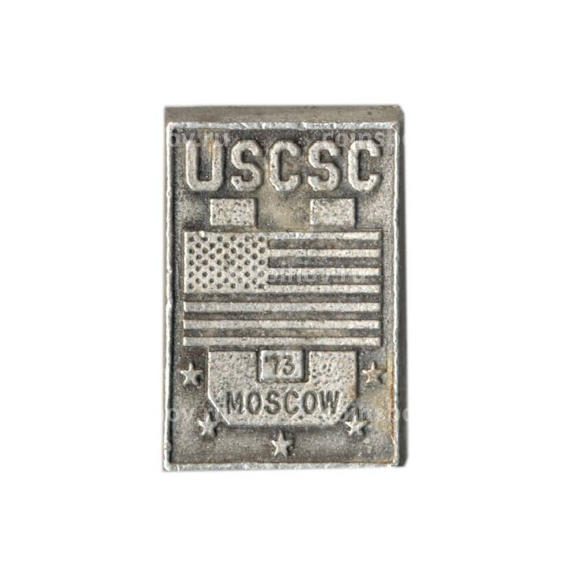 Значок Универсиада 1973 года в Москве — Коллегиальный спортивный совет США