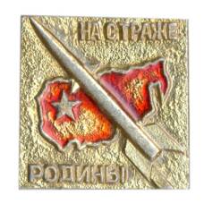 Значок На страже родины