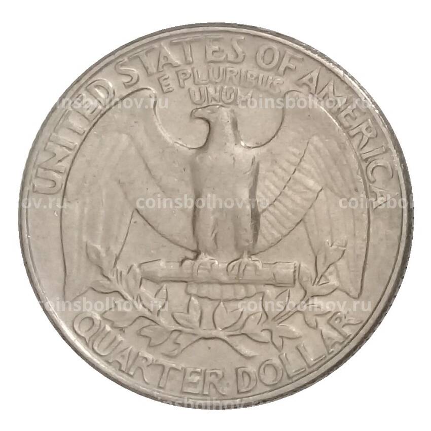 Монета 1/4 доллара (25 центов) 1982 года P США (вид 2)