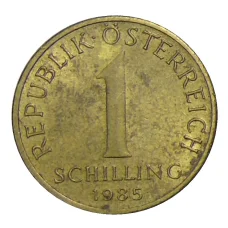 Монета 1 шиллинг 1985 года Австрия (аверс)