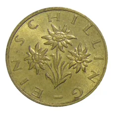 Монета 1 шиллинг 1985 года Австрия (реверс)