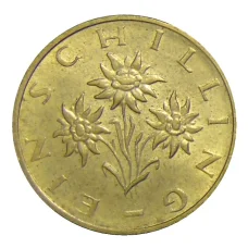 Монета 1 шиллинг 1990 года Австрия (реверс)