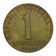 Монета 1 шиллинг 1980 года Австрия (аверс)