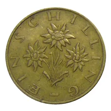 Монета 1 шиллинг 1980 года Австрия (реверс)