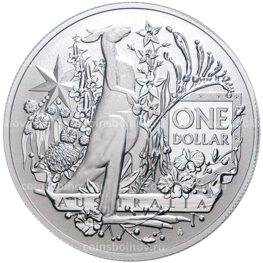 Монета 1 доллар 2021 года Австралия — Гербы Австралии (вид 2)