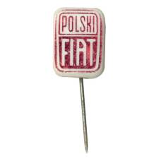 Значок рекламный Польский Фиат