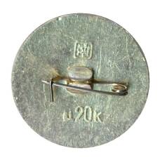 Значок Плес- Золотое кольцо (вид 2)