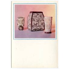 Открытка живопись Холмогорская резная кость