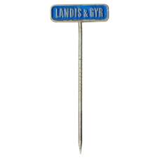 Значок рекламный Landis and Gyr (Швейцария)