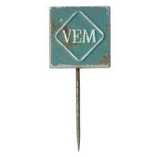 Значок рекламный VEM Holding (Германия)