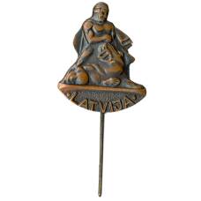 Значок Латвия