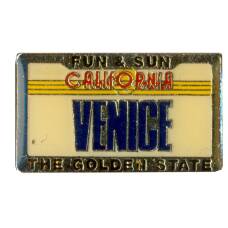 Значок значок рекламный VENICE CALIFORNIA
