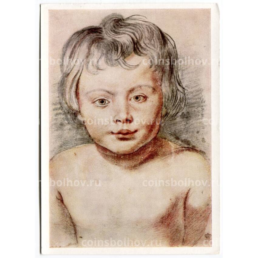 Открытка живопись Рубенс «Портрет сына Рубенса — Альберта»