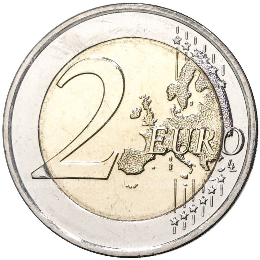 Монета 2 евро 2021 года Люксембург — 40 лет бракосочетанию Великого Герцога Анри и Великой Герцогини Марии-Терезы (Выпуклый чекан) (вид 2)