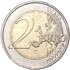 Монета 2 евро 2021 года J Германия «Федеральные земли Германии — Саксония-Анхальт (Магдебургский собор)» (реверс)