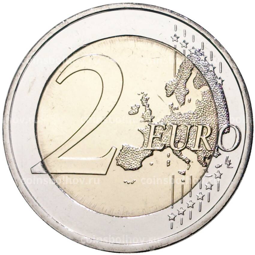 Монета 2 евро 2021 года D Германия «Федеральные земли Германии — Саксония-Анхальт (Магдебургский собор)» (вид 2)