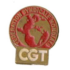 Значок Всемирная Федерация профсоюзов CGT