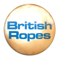 Значок рекламный British Ropes (Британские веревки)