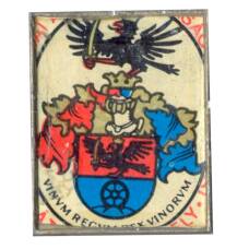 Значок рекламный «Вино королей и король вин» (Бароло, Италия)