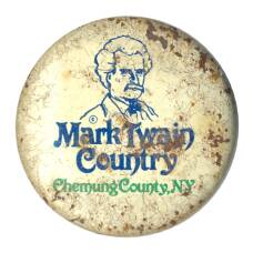 Значок  рекламный Марк Твен Компану