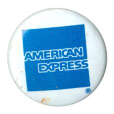 Значок рекламный Американ Экспресс