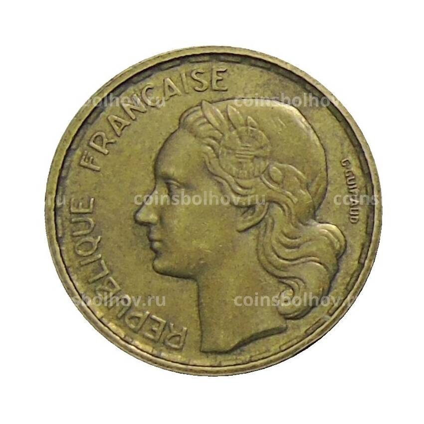 Монета 10 франков 1951 года В Франция (вид 2)