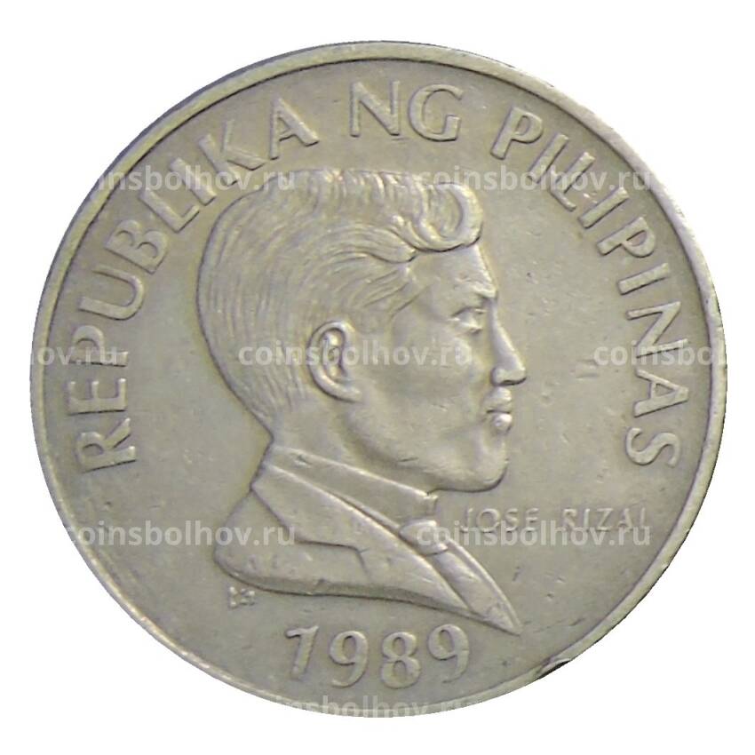 Монета 1 песо 1989 года Филиппины