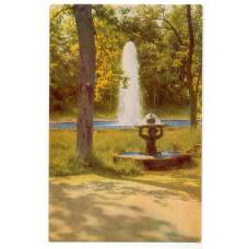 Открытка Ленинград — Петродворец.  Фонтан «Тритон с чашей»