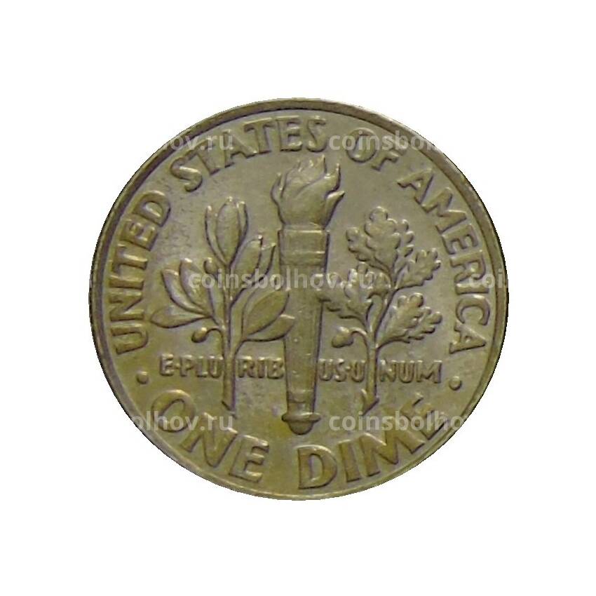 Монета 1 дайм (10 центов) 2005 года D США (вид 2)