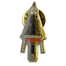 Значок рекламный AMKUS