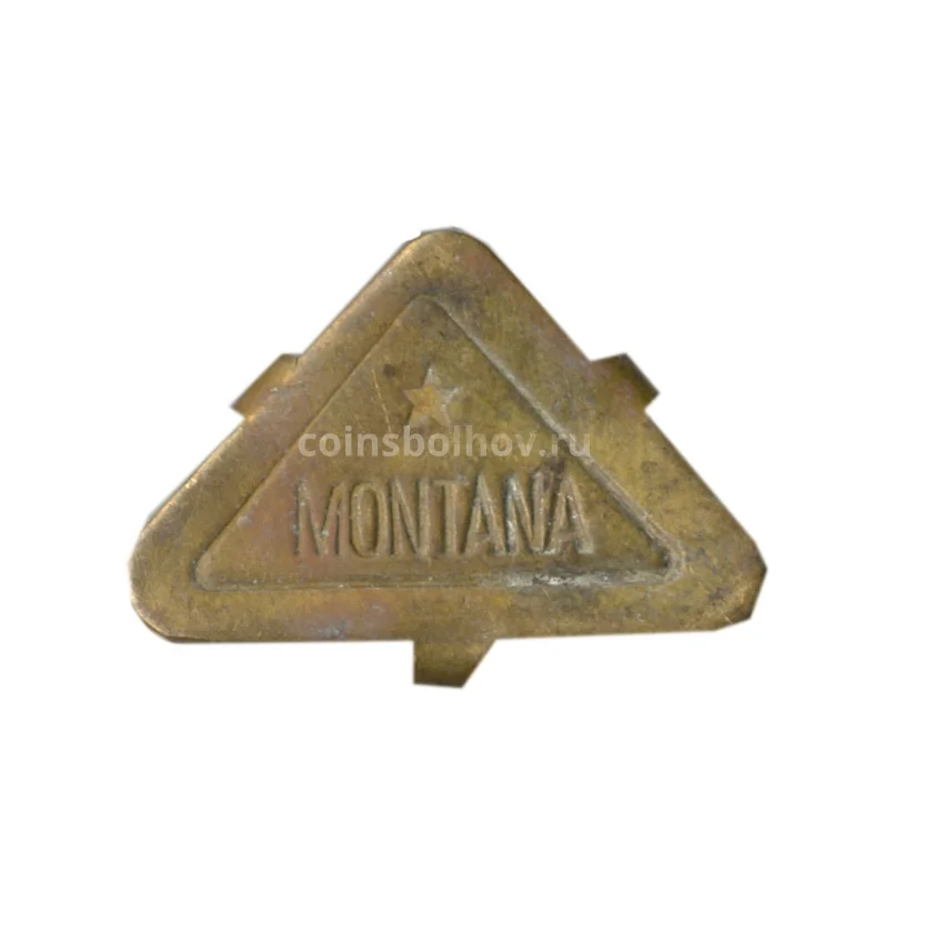 Значок рекламный MONTANA