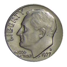Монета 1 дайм (10 центов) 1977 года D США (аверс)