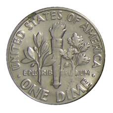 Монета 1 дайм (10 центов) 1977 года D США (реверс)