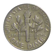 Монета 1 дайм (10 центов) 1980года D США (реверс)